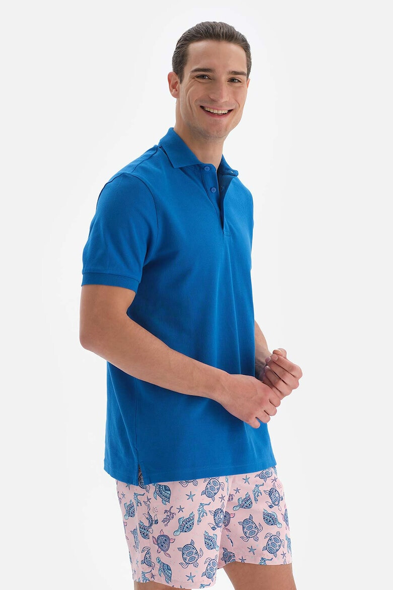 DAGI Tricou polo din bumbac - Pled.ro