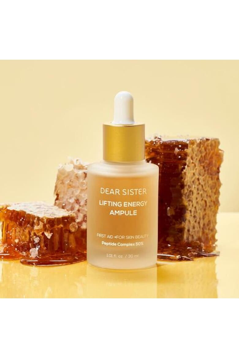 Dear Sister Ser facial pentru reducerea ridurilor si a liniilor fine cu Peptide 50% Camellia Propolis si Miere 30 ml - Pled.ro