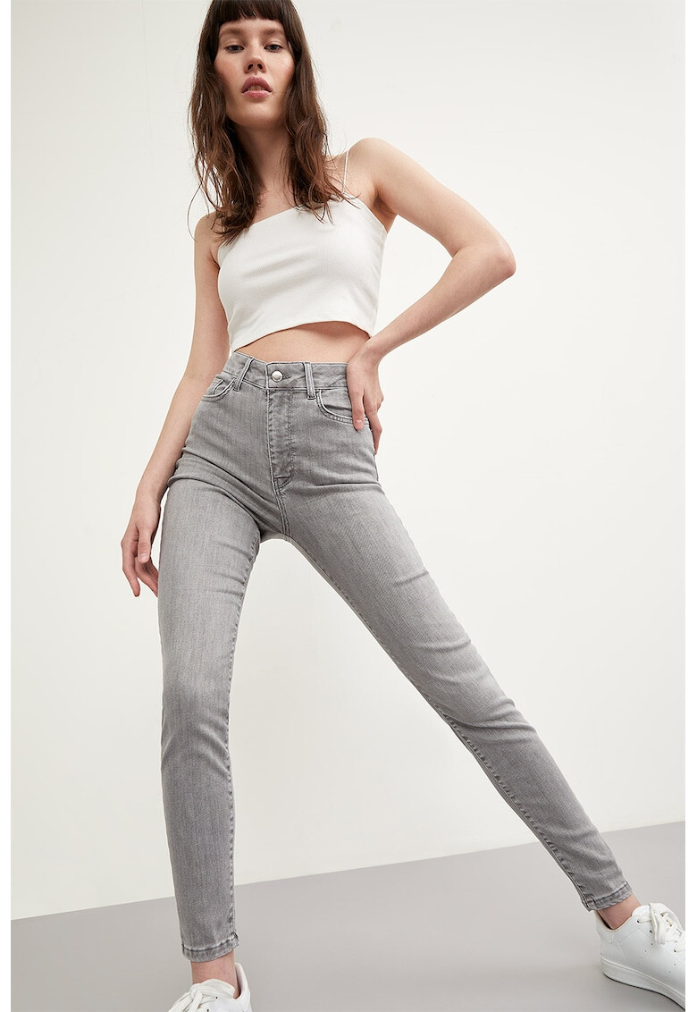 DeFacto Blugi crop super skinny - Pled.ro