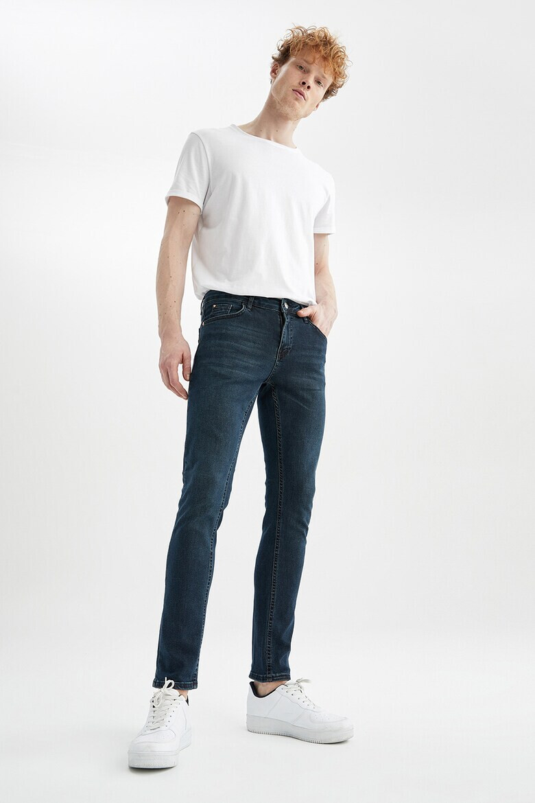 DeFacto Blugi skinny cu aspect decolorat - Pled.ro