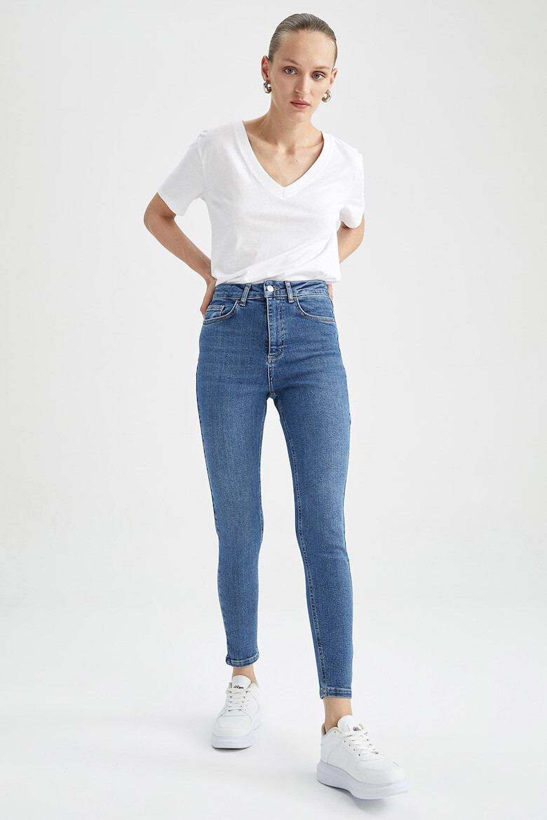 DeFacto Blugi skinny cu talie inalta - Pled.ro