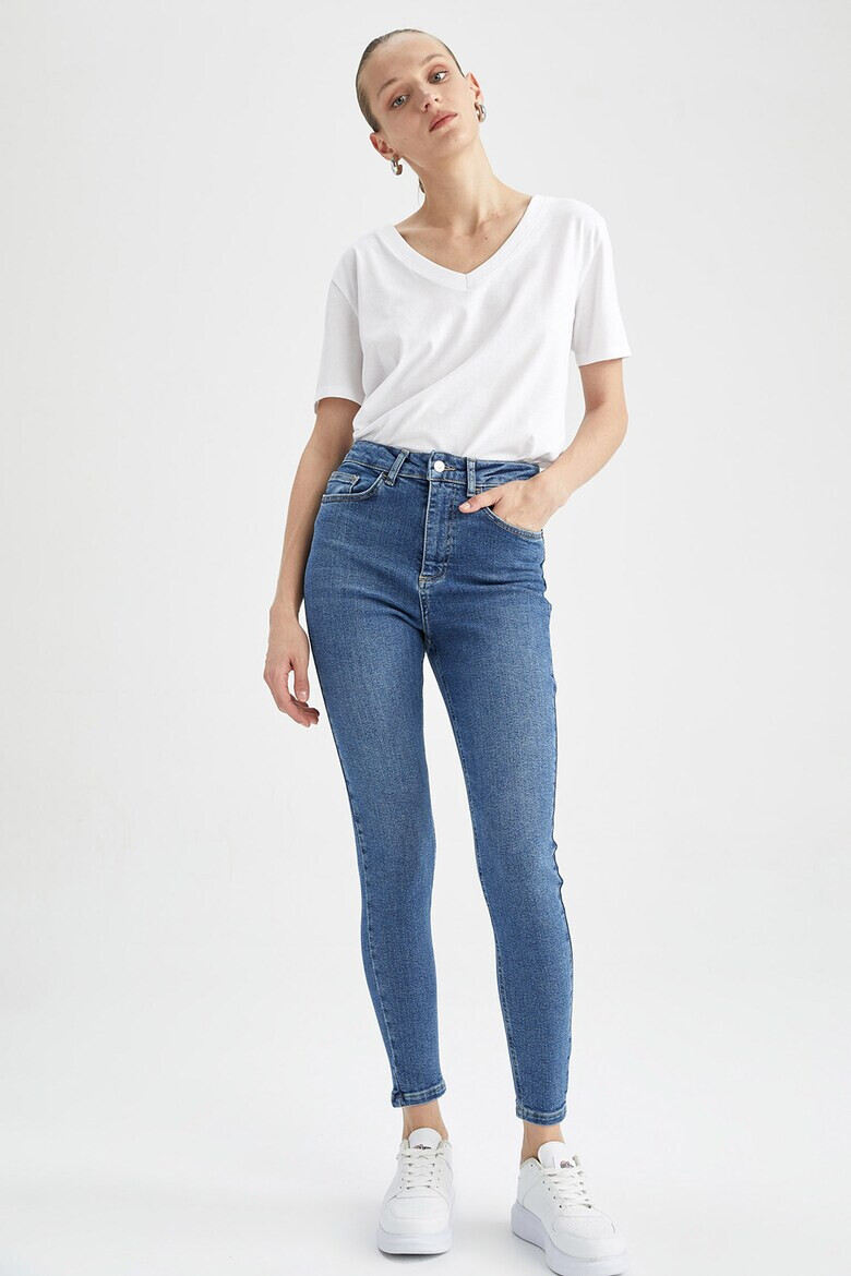 DeFacto Blugi skinny cu talie inalta - Pled.ro