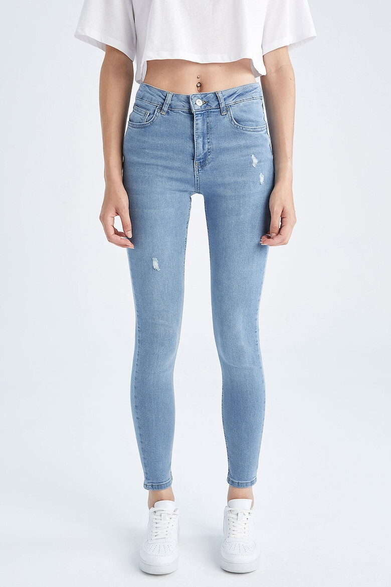 DeFacto Blugi skinny cu talie medie - Pled.ro