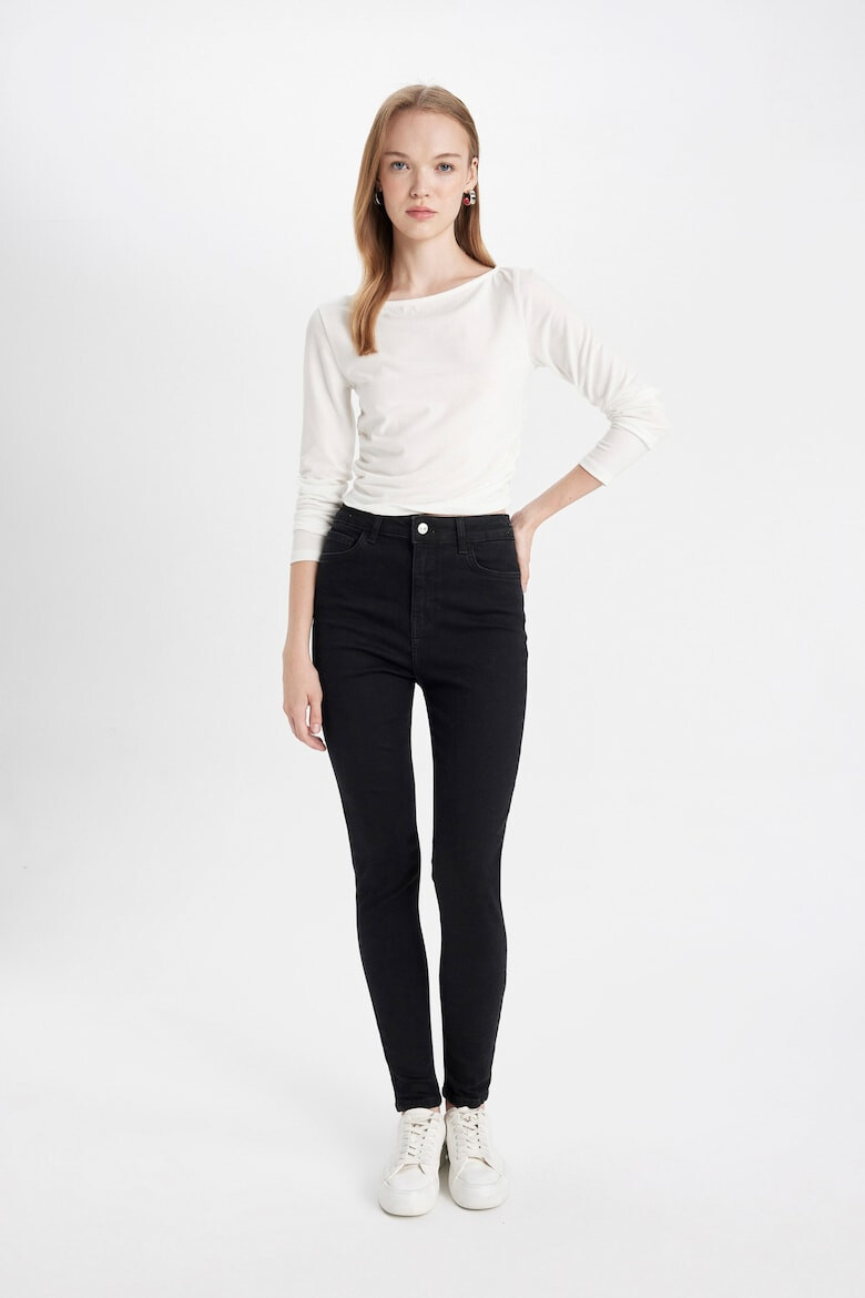 DeFacto Blugi skinny-fit cu talie inalta - Pled.ro