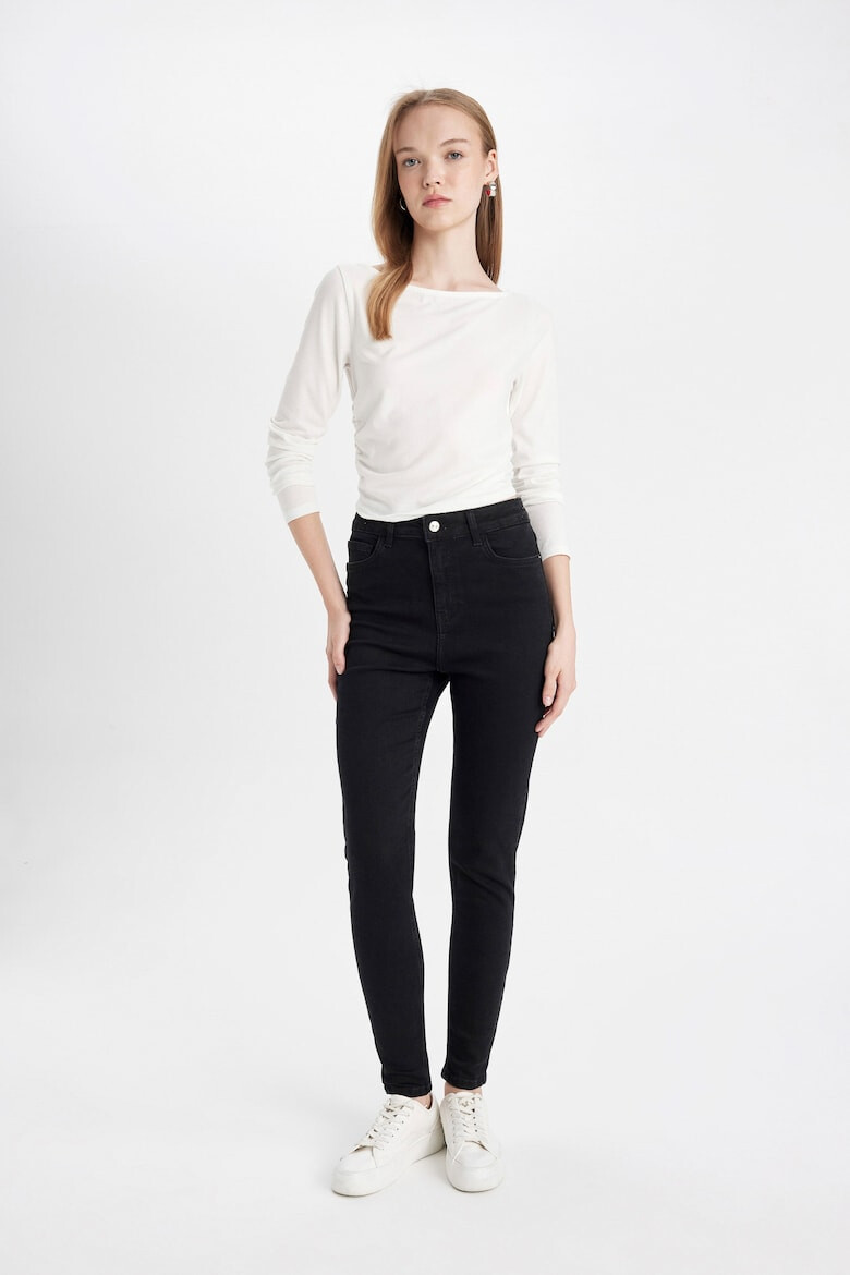 DeFacto Blugi skinny-fit cu talie inalta - Pled.ro