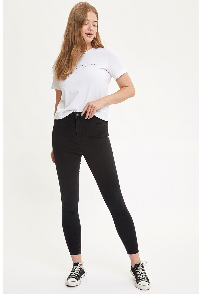 DeFacto Blugi super skinny fit cu talie inalta Anna - Pled.ro