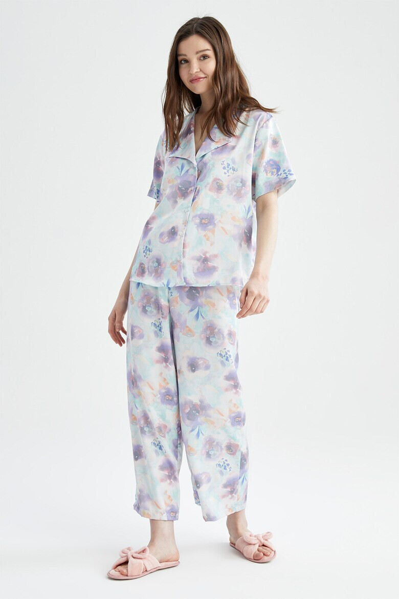 DeFacto Bluza de pijama cu imprimeu floral - Pled.ro