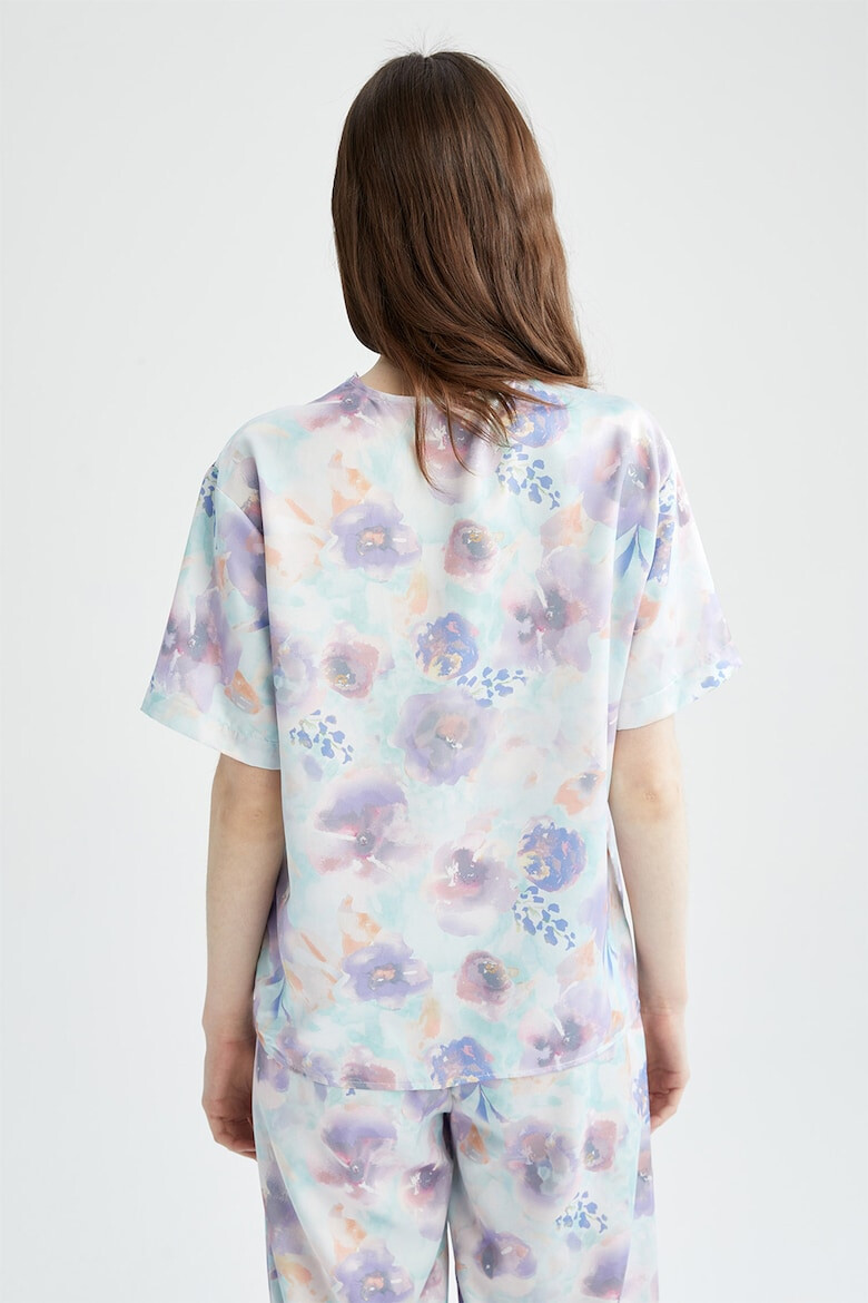 DeFacto Bluza de pijama cu imprimeu floral - Pled.ro