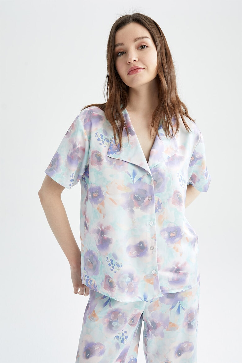 DeFacto Bluza de pijama cu imprimeu floral - Pled.ro