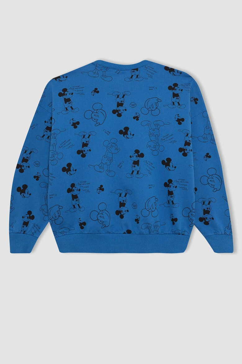 DeFacto Bluza de trening supradimensionata Mickey si Minnie - Pled.ro