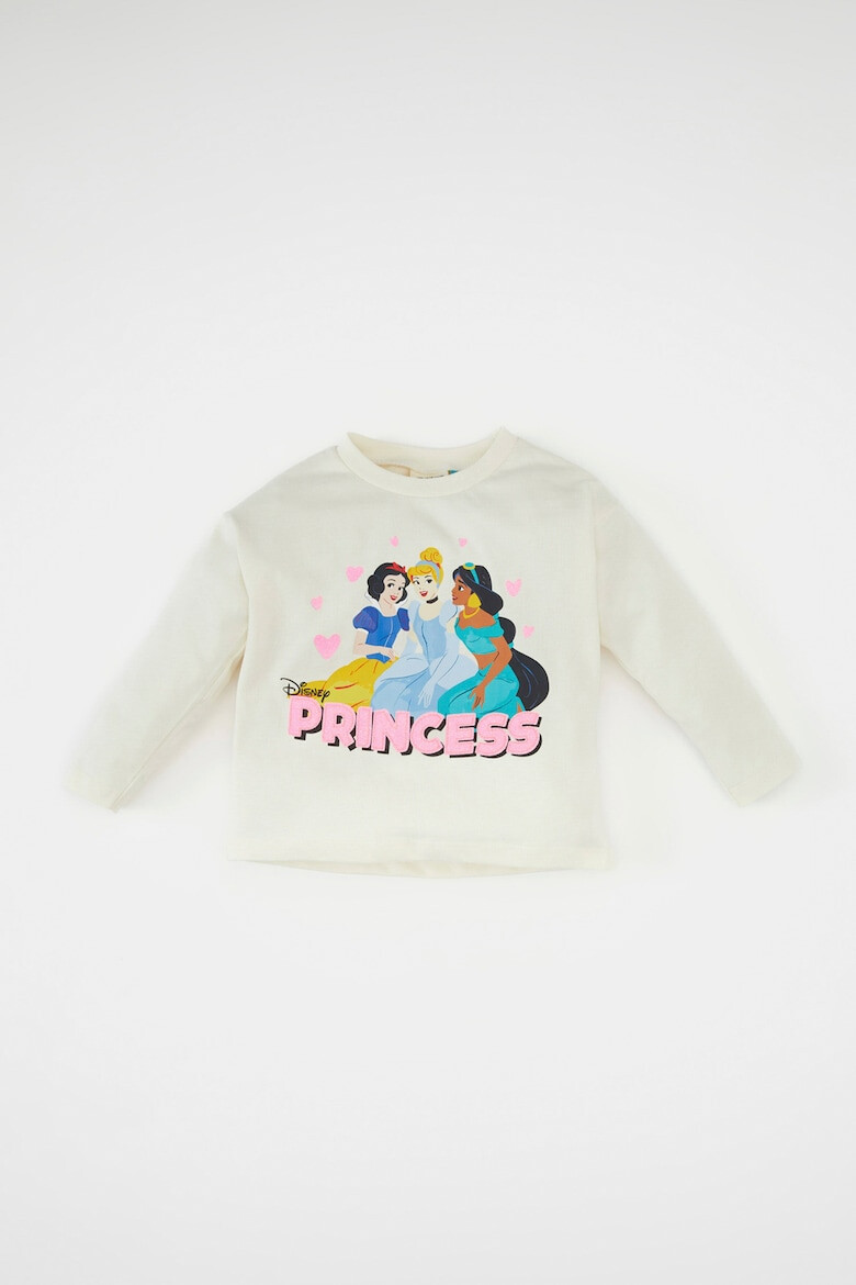 DeFacto Bluza din bumbac cu imprimeu cu printesa Disney - Pled.ro