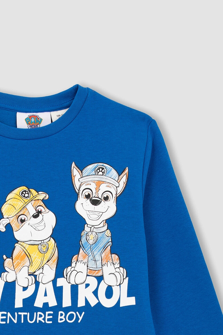 DeFacto Bluza sport cu decolteu la baza gatului si imprimeu Paw Patrol - Pled.ro