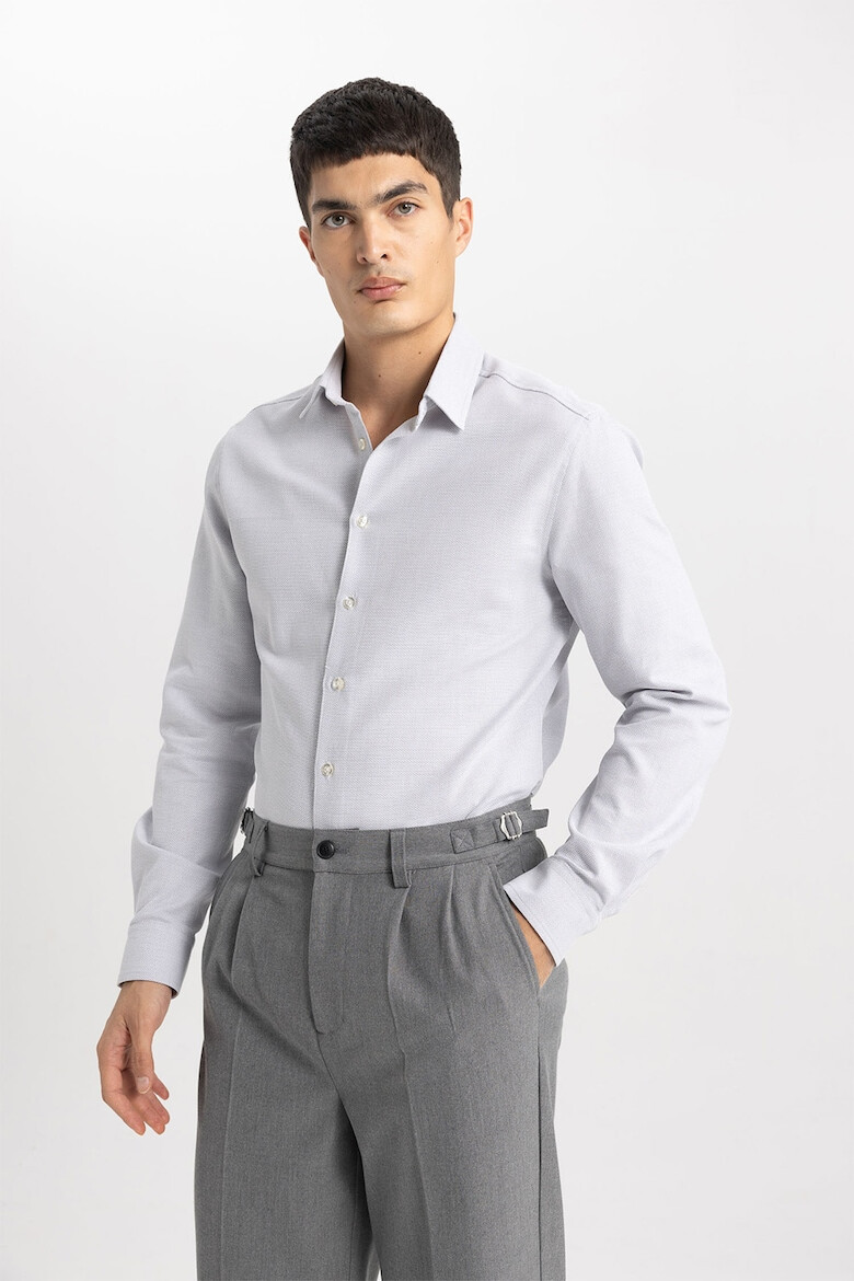 DeFacto Camasa slim fit cu guler ascutit - Pled.ro