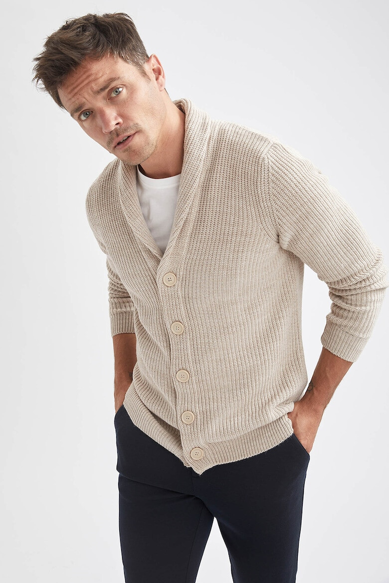 DeFacto Cardigan cu aspect striat - Pled.ro