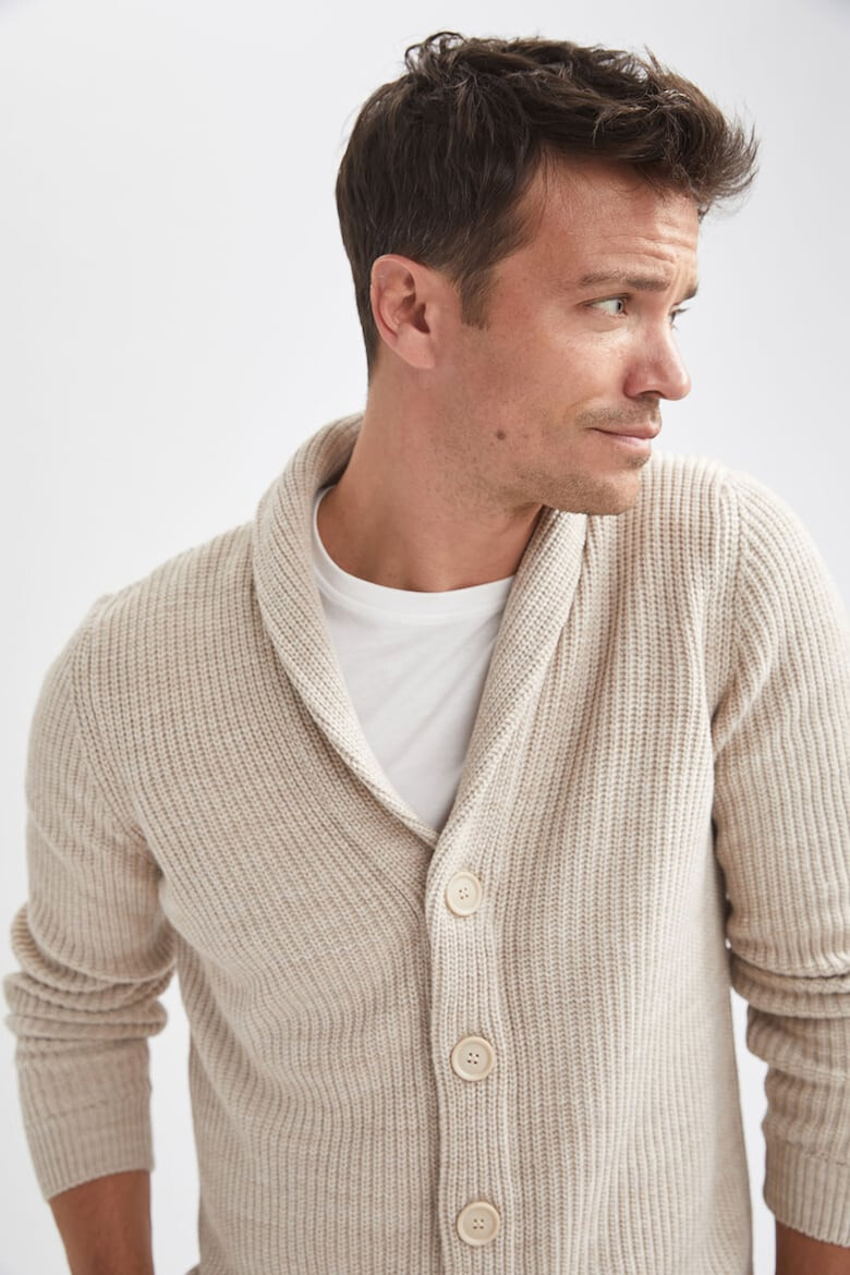 DeFacto Cardigan cu aspect striat - Pled.ro