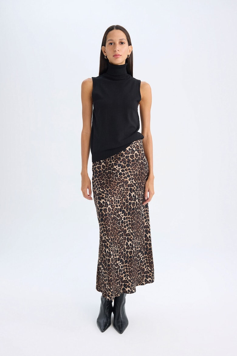 DeFacto Fusta cu animal print - Pled.ro