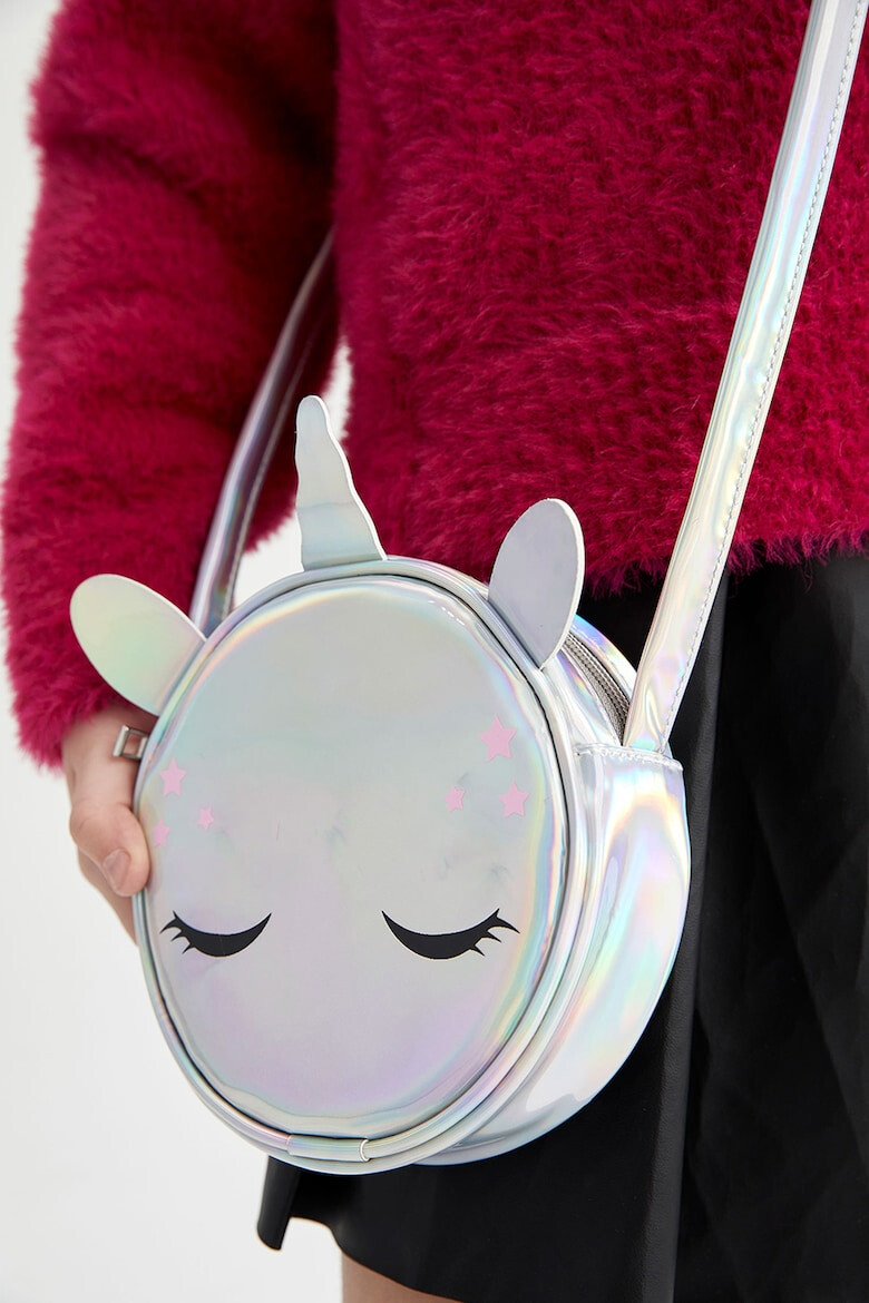 DeFacto Geanta crossbody cu model unicorn - Pled.ro