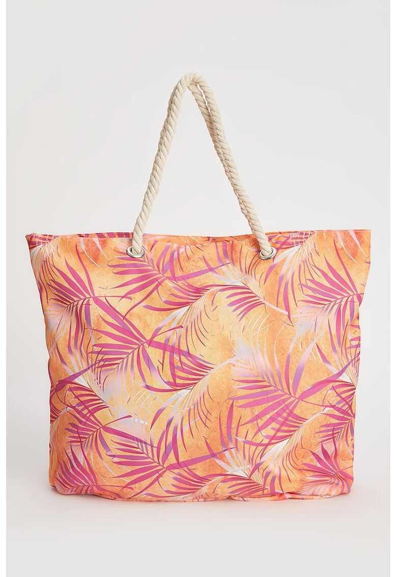 DeFacto Genta shopper de panza cu model tropical - Pled.ro