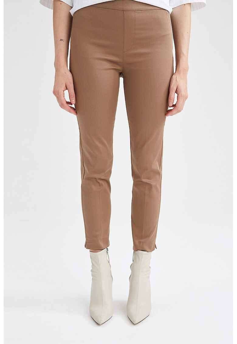 DeFacto Pantaloni crop chino slim fit Valentina - Pled.ro