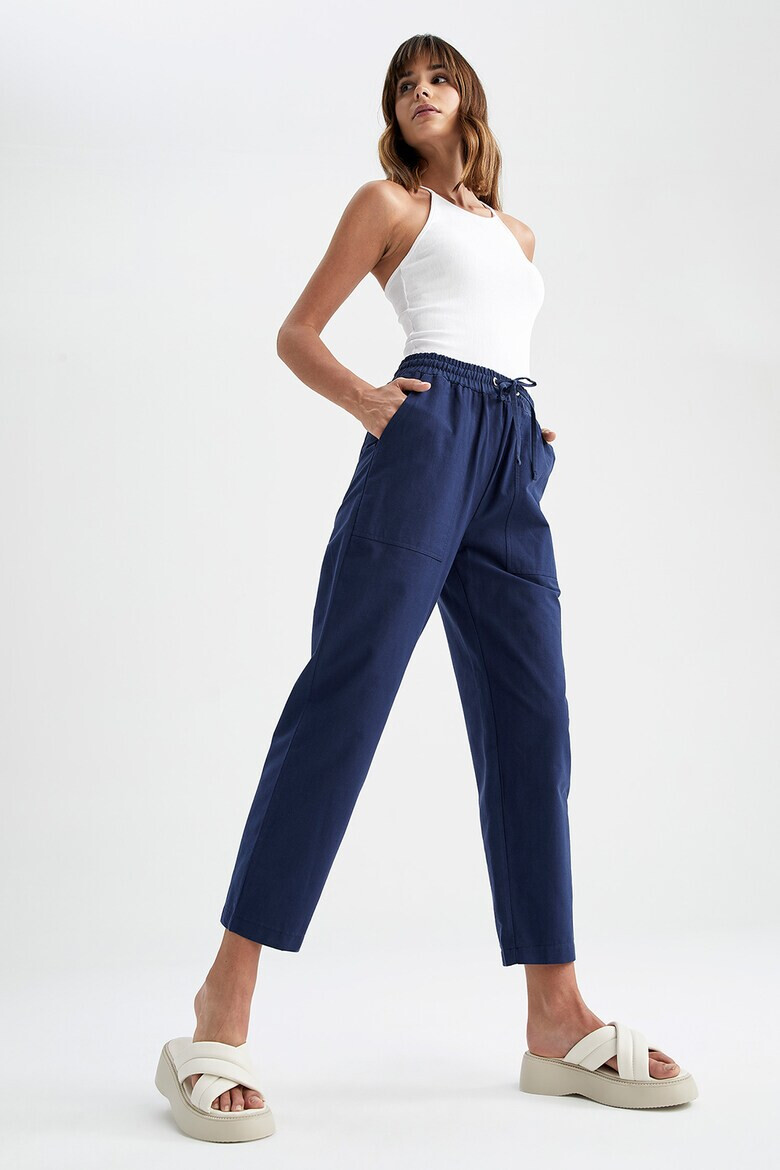 DeFacto Pantaloni crop cu snur - Pled.ro