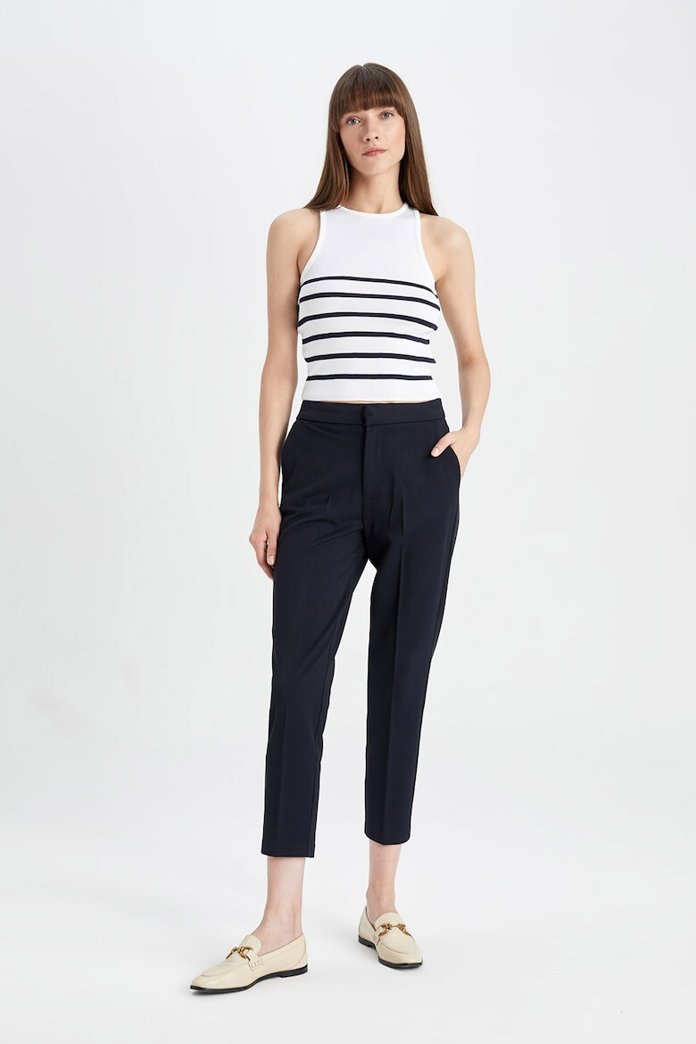 DeFacto Pantaloni crop cu talie inalta - Pled.ro