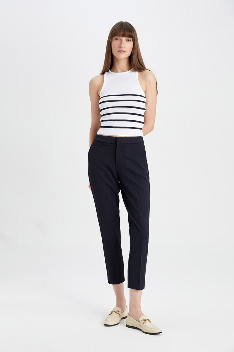 DeFacto Pantaloni crop cu talie inalta - Pled.ro