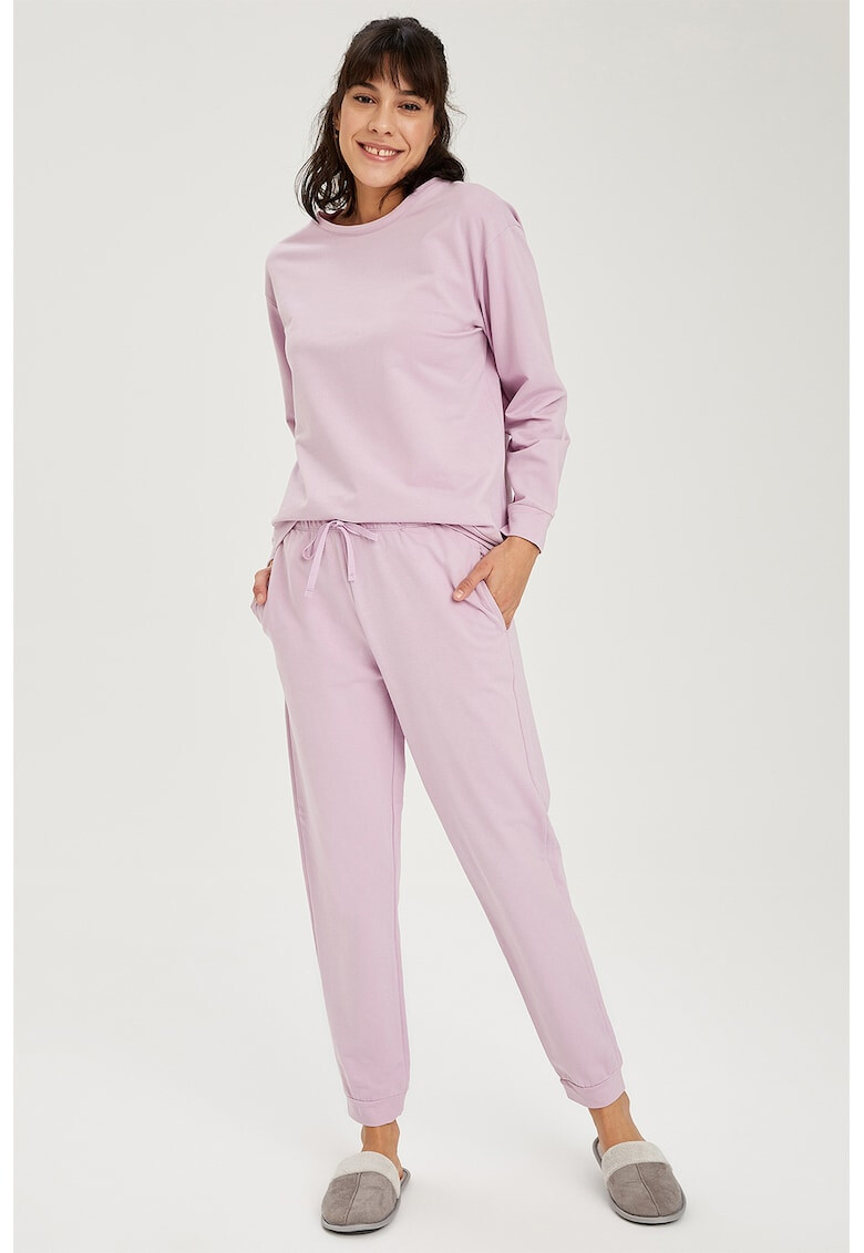 DeFacto Pantaloni relaxed fit de pijama - Pled.ro