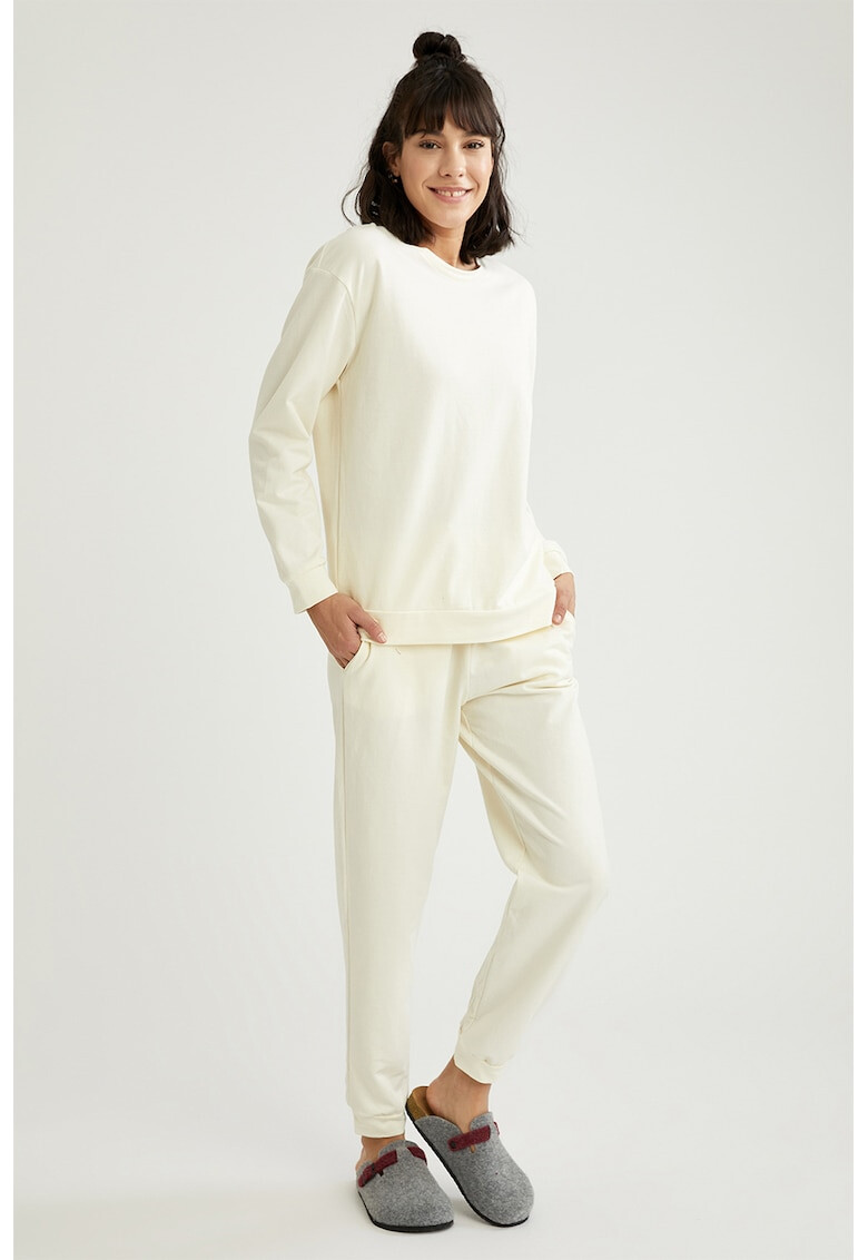 DeFacto Pantaloni relaxed fit de pijama - Pled.ro