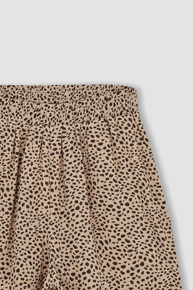 DeFacto Pantaloni scurti cu animal print si talie elastica - Pled.ro