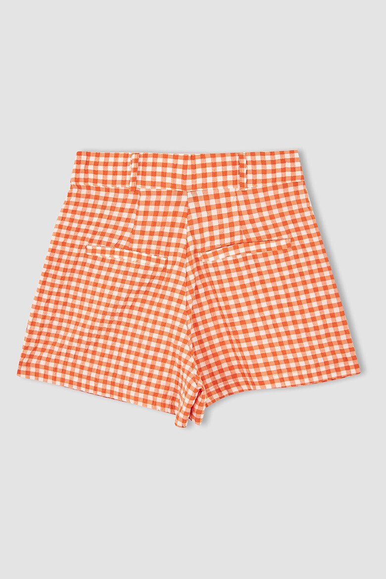 DeFacto Pantaloni scurti cu imprimeu houndstooth - Pled.ro