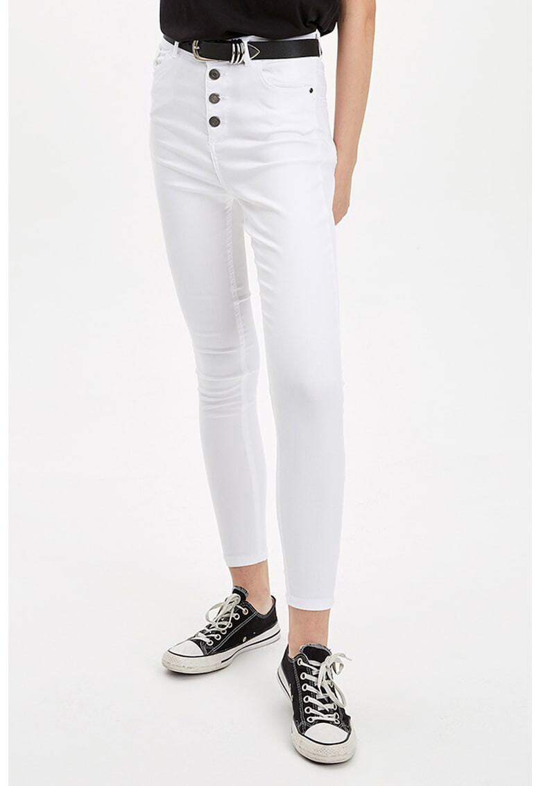 DeFacto Pantaloni skinny crop - Pled.ro