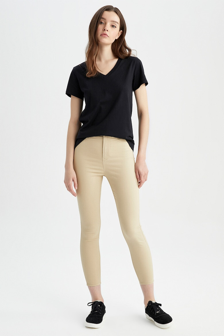 DeFacto Pantaloni skinny cu talie inalta - Pled.ro