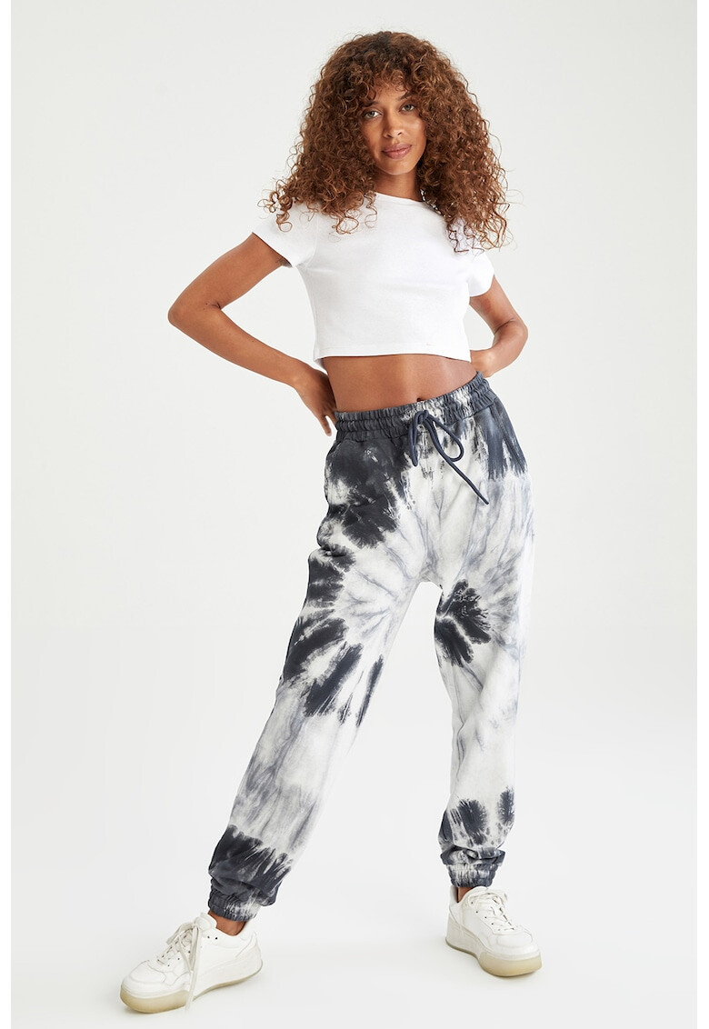 DeFacto Pantaloni sport cu model tie-dye - Pled.ro