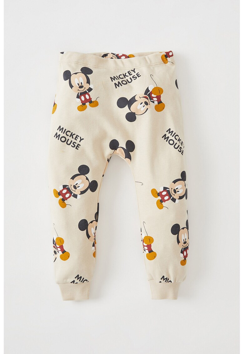 DeFacto Pantaloni sport de bumbac cu imprimeu Mickey Mouse - Pled.ro