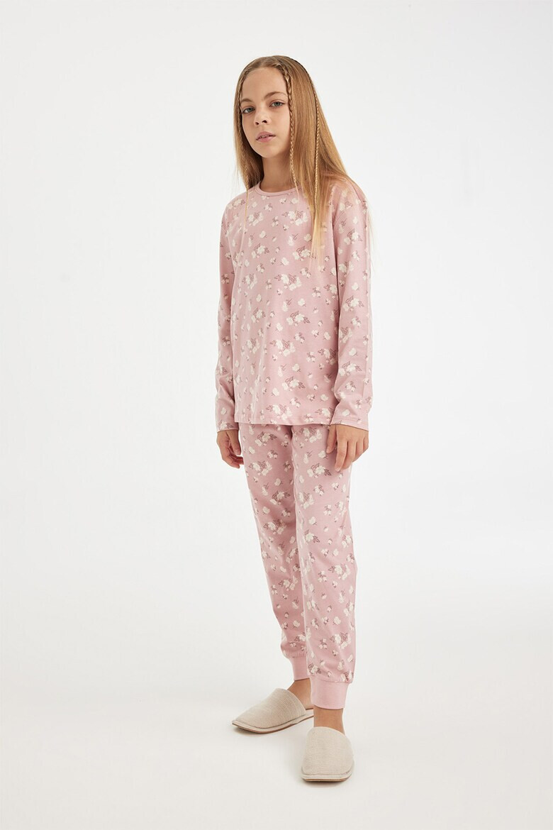 DeFacto Pijama din bumbac cu model grafic - Pled.ro