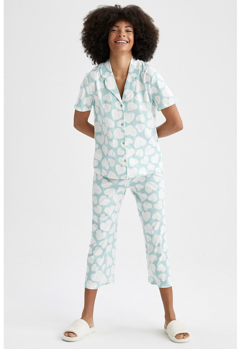 DeFacto Pijama relaxed fit cu imprimeu - Pled.ro