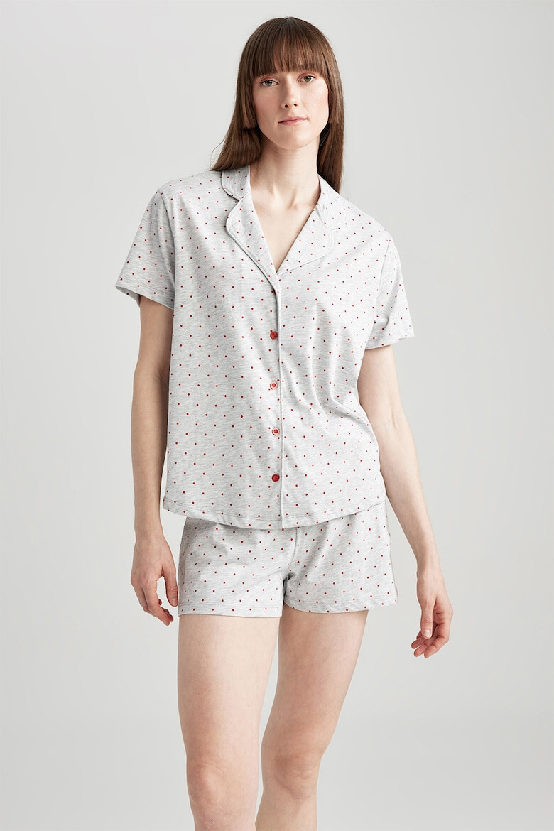 DeFacto Pijama scurta Fall in Love - Pled.ro