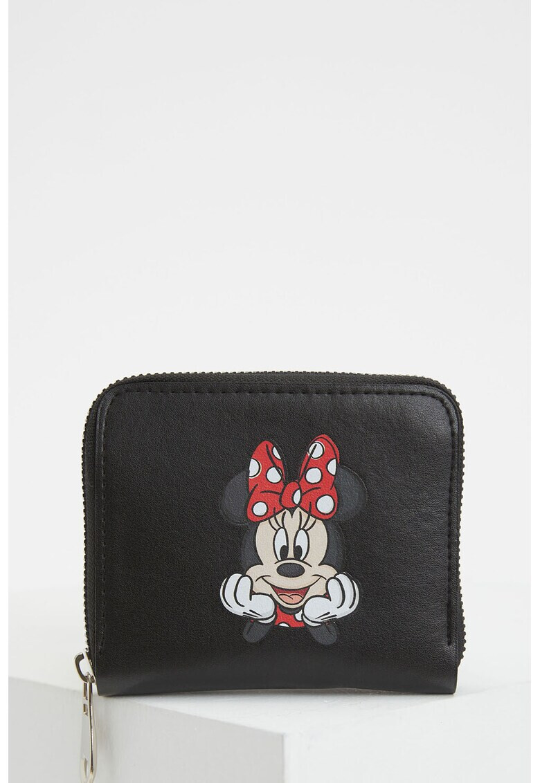 DeFacto Portofel cu fermoar si imprimeu Minnie Mouse - Pled.ro