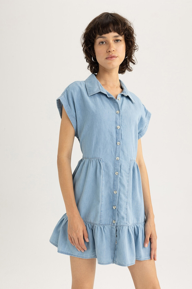 DeFacto Rochie din chambray cu nasturi - Pled.ro