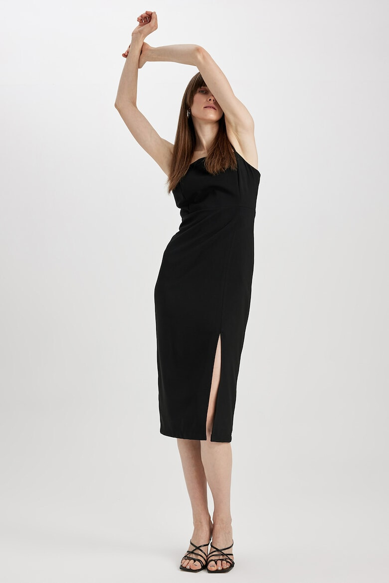 DeFacto Rochie midi cu slit lateral - Pled.ro