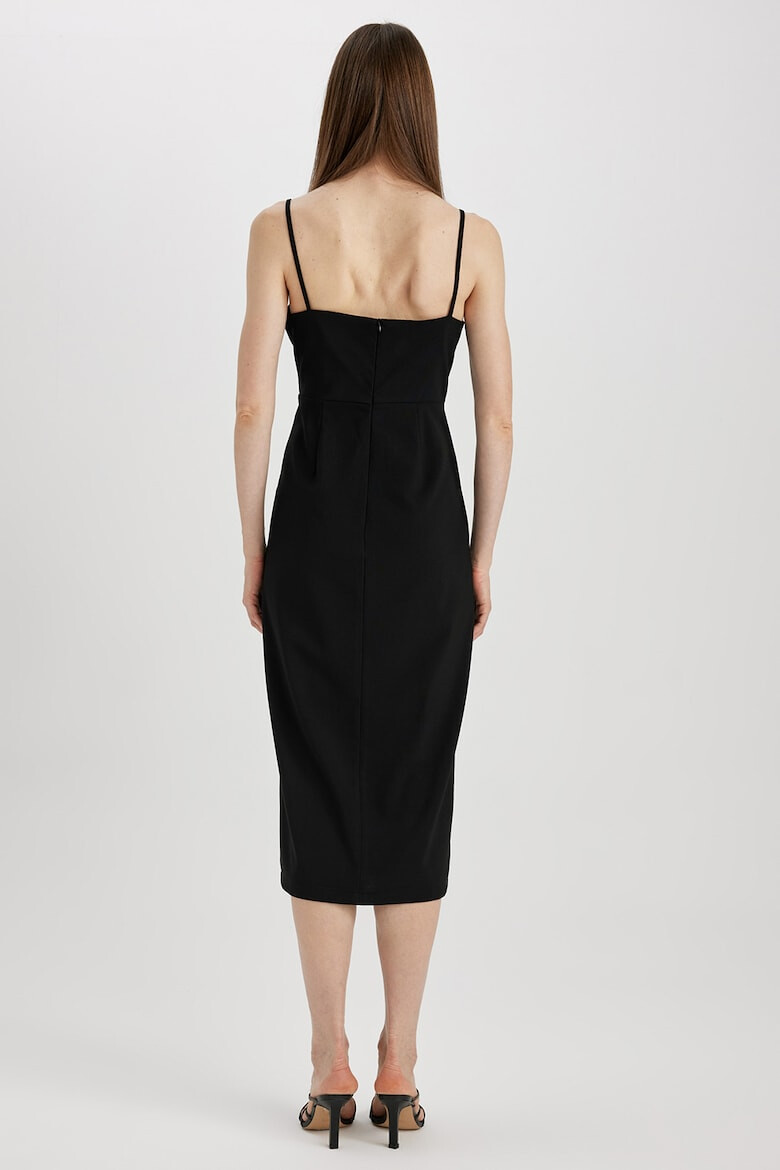 DeFacto Rochie midi cu slit lateral - Pled.ro