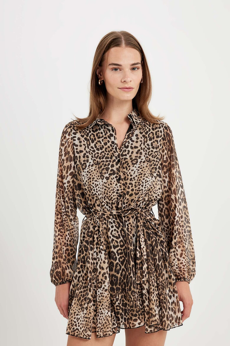 DeFacto Rochie mini cu animal print - Pled.ro