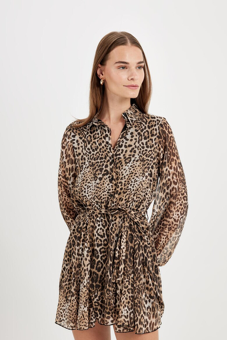 DeFacto Rochie mini cu animal print - Pled.ro