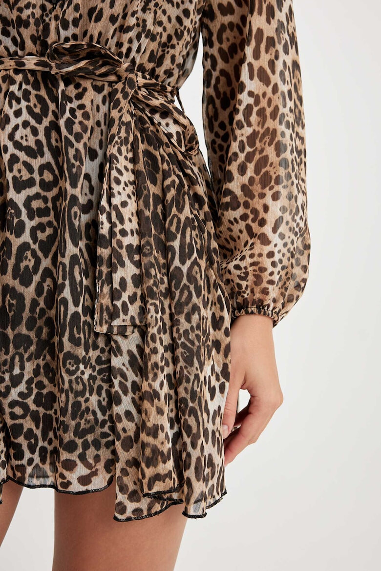 DeFacto Rochie mini cu animal print - Pled.ro