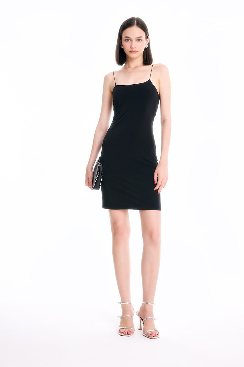 DeFacto Rochie mini cu croiala bodycon si bretele inguste - Pled.ro