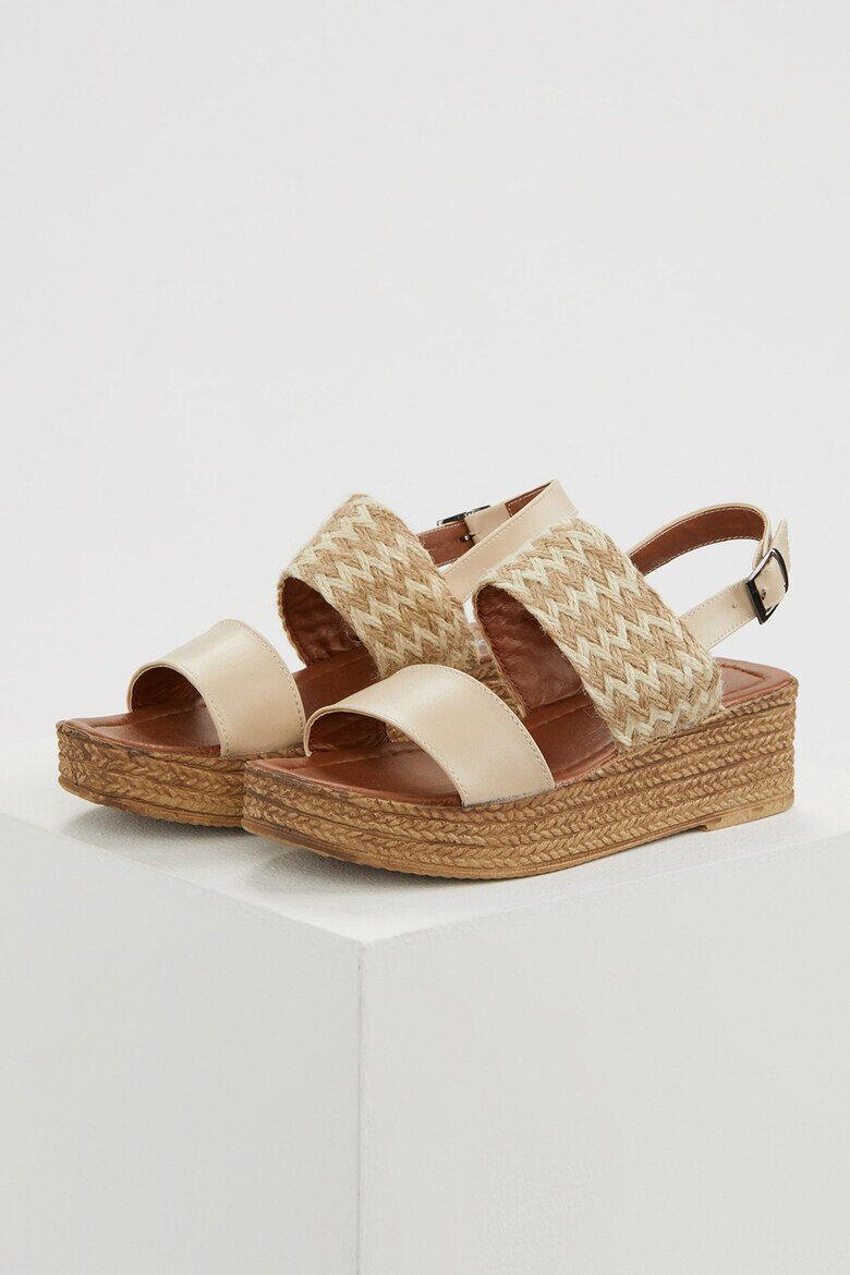 DeFacto Sandale slingback cu talpa wedge - Pled.ro