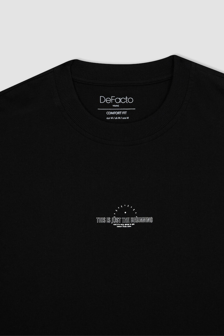 DeFacto Tricou cu cusaturi contrastante - Pled.ro