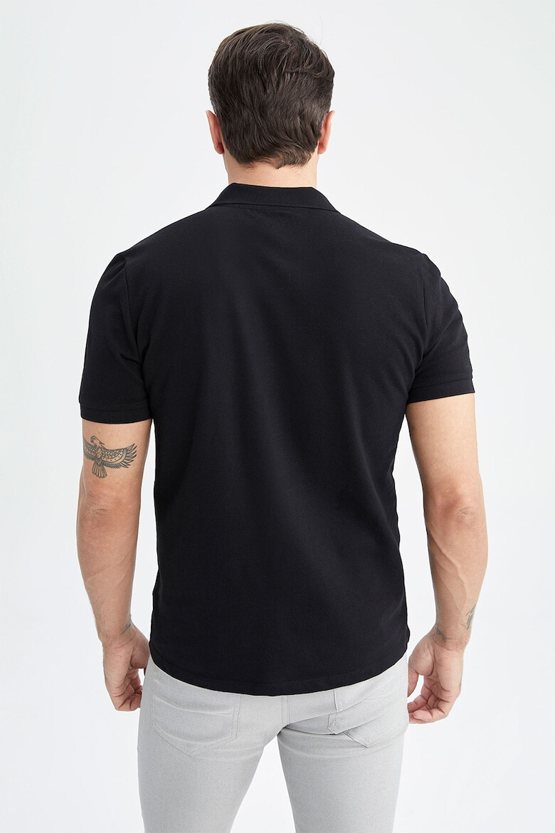 DeFacto Tricou polo regular fit de bumbac - Pled.ro