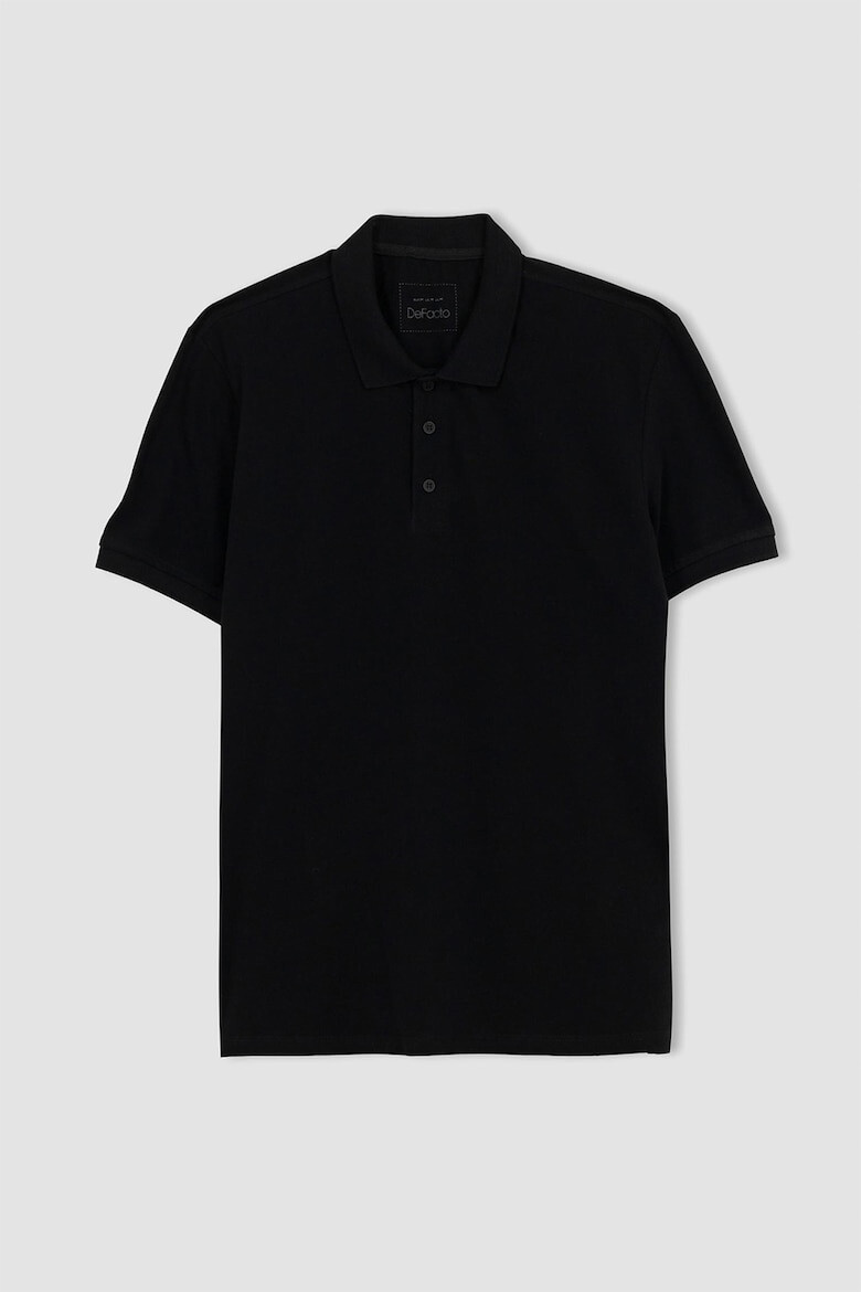 DeFacto Tricou polo regular fit de bumbac - Pled.ro