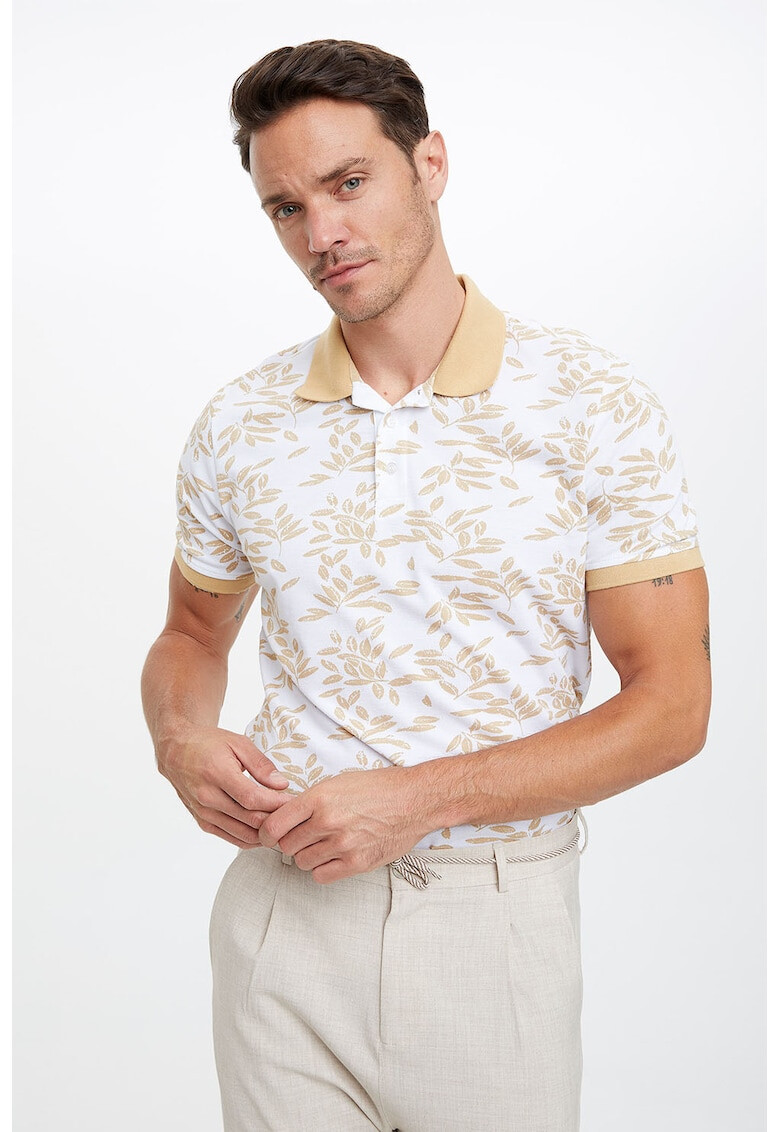 DeFacto Tricou polo regular fit din bumbac - Pled.ro